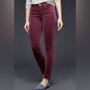 Gap “modern stretch true skinny” corduroy pants